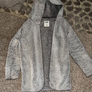 PINK Victoria's Secret Gray Fleece Jacket